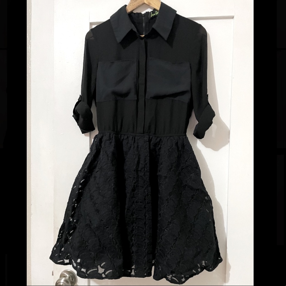 Sam Eldman Small Black dress